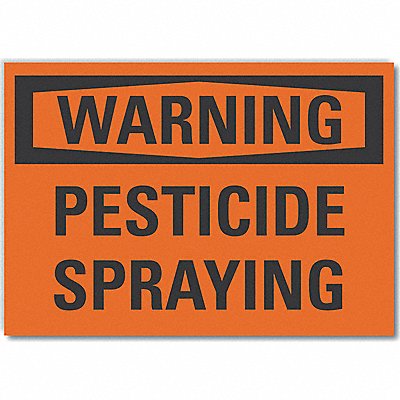Pesticide Warning Lbl 5inx7in Polyester