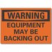 Warning Sign 10in x 14in Non-PVC Polymer