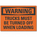 Loading Unloading Warning Lbl 5x7in