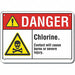 Danger Sign 7 in x 10 in Aluminum