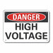 Rflctv High Voltage Danger Sign 10x14in