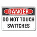 Danger Sign 7 in x 10 in Aluminum