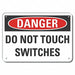 Rflct Mach Operation Danger Sign 7x10in