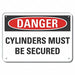 Cylinder Handling Danger Sign 10x14in