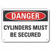 Cylinder Handling Danger Sign 7x10in
