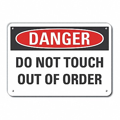 Rflct Accdnt Prevent Danger Sign 7x10in