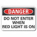 Alum Personal Safety Danger Sign 7x10in