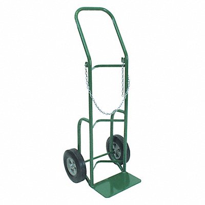 Sgl Cylinder Cart 10 Wheel 500 lb Cap