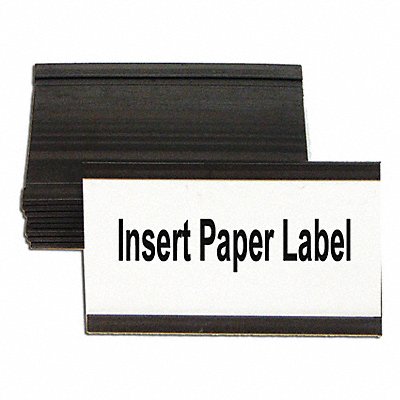 Magnetic Data Cards 3x1.75 Black PK10