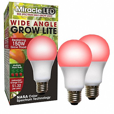 LightBulb RedSpcWideAngleMltPt 11W PK2