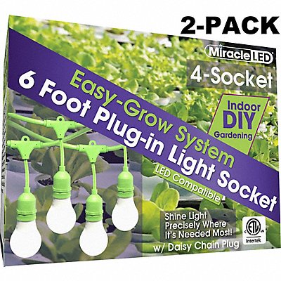 LED Ready Corded Lighti Four Socket PK2