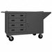 Mobile Bench Cabinet Steel Top 1 Door