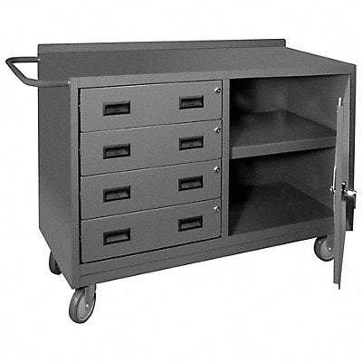 Mobile Bench Cabinet Work Surface