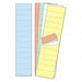 Data Cards 1 x2 Assort Colors PK1000