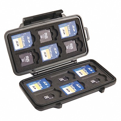 Memory Card Case Water Resistant Blk