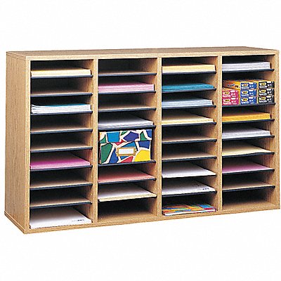 Literature Org Wood Adjustable 36 Oak