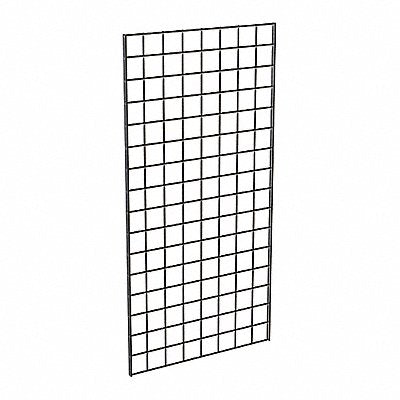 Wire Grid Panel Black 2 ft x 4 ft PK3