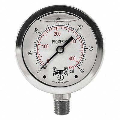 Qual. Ss/Ss Gauge 2.5 1/4 Lm 60 psi/Kpa