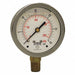 Qual Ss/Br Gauge 2.5 1/4Lm 0-30 psi/Kpa