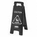 Multi-Lingual Caution Sign Black 26 in H