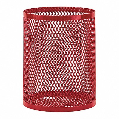 Park Portable Trash Receptacle Red