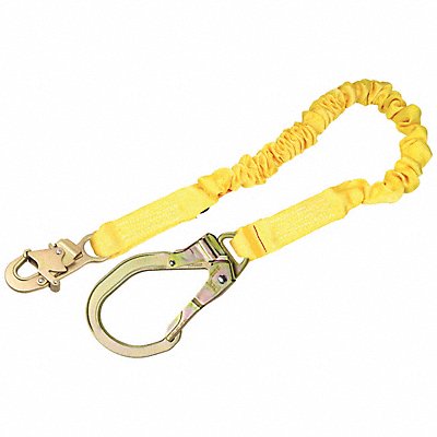 Shock-Absorbing Lanyard Yellow