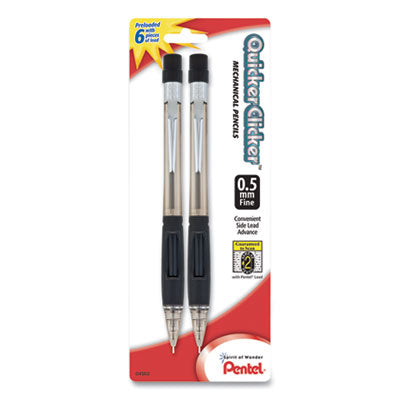 PENCIL,QRCLKR.5 ASST 2/PK