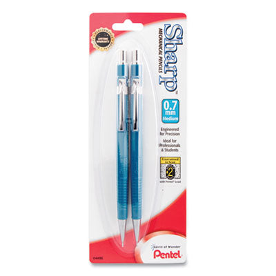 PENCIL,SHARP,0.7MM,2PK,BE