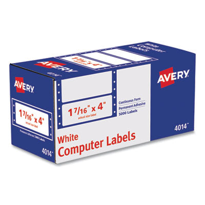 LABEL,TAB,4X1-7/16,5M/BX