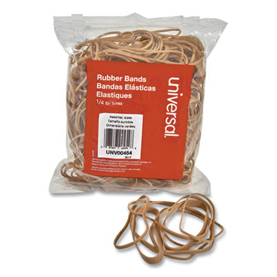 RUBBERBANDS,ASTD SZ,1/4LB