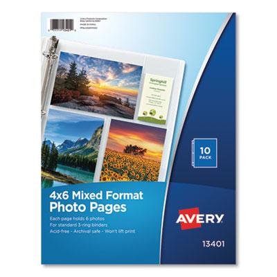 PAGE,PHOTO,4X6,10/PK