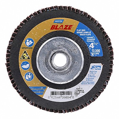 Flap Disc Ceramic Type 27 4 1/2 dia