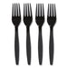 FORK,HD,PLASTIC,BK,100