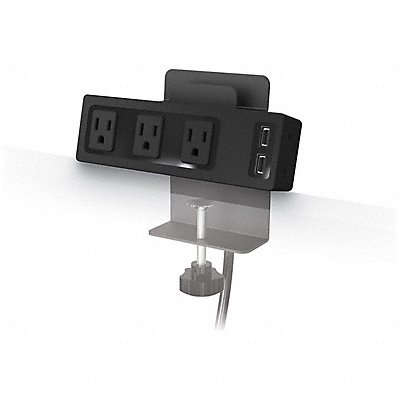 Outlet Strip Includes Clamp Mount