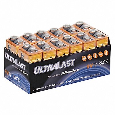 Battery 1.5V Alkaline Ultralast 9 V