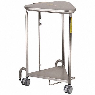 Laundry Hamper Cart 1 Comp Gry 3.5 cu ft