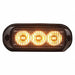 Strobe Light 3 Amber LEDs 12-24V 4 