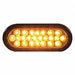 Strobe Warning Light Oval Ambr Recssd 6 