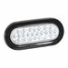 Strobe Warning Light Oval Clear 6 