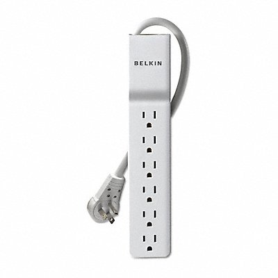 Surge Protector 6-Outlets White