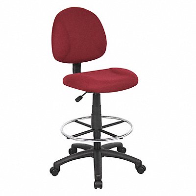 Drafting Chair Polyester Burgundy