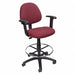 Drafting Chair Polyester Burgundy