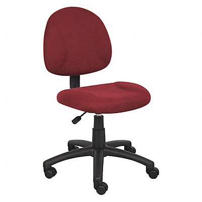 Task Chair Polyester Burgundy