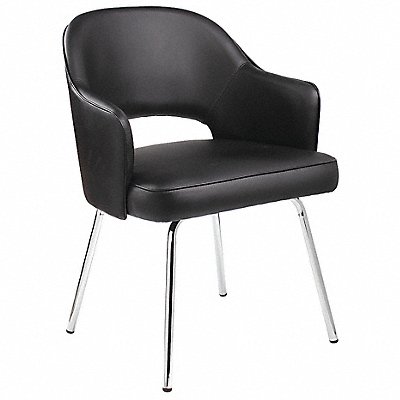 Side Chair 275 lb Capacity Black Seat