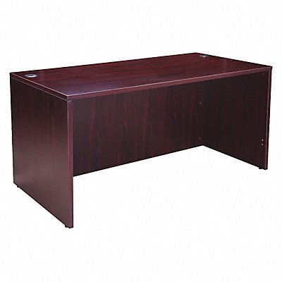 Desk Shell 60 W x 30 D Mahogany