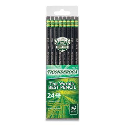 PENCIL,#2,BK,24CT