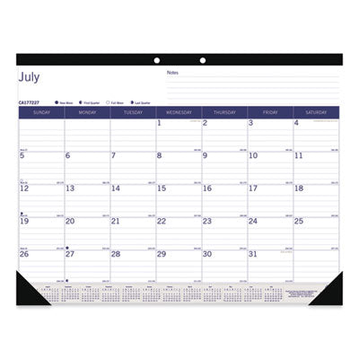 CALENDAR,DESK PAD,WH