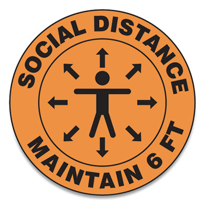 SIGN,SOCIAL DISTANCE 17IN