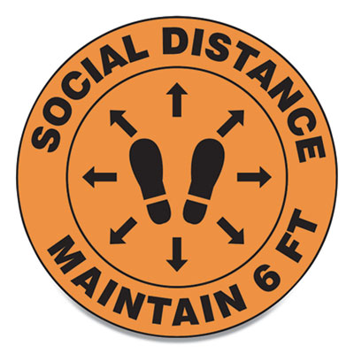 SIGN,SOCIAL DISTANCE 17IN