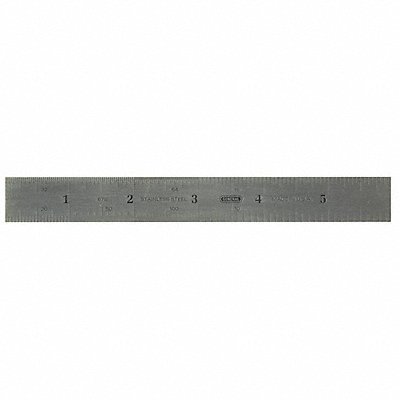 Steel Rule 6 L Rigid Metric